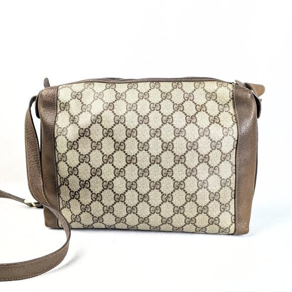 Pre-loved GUCCI Monogram Coated Canvas Crossbody Bag - Picture 3 of 11
